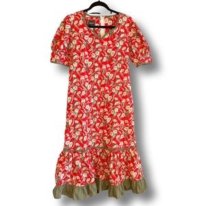 Vintage Muumuu aloha print dress